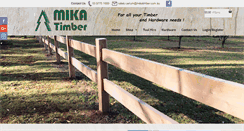 Desktop Screenshot of mikatimber.com.au